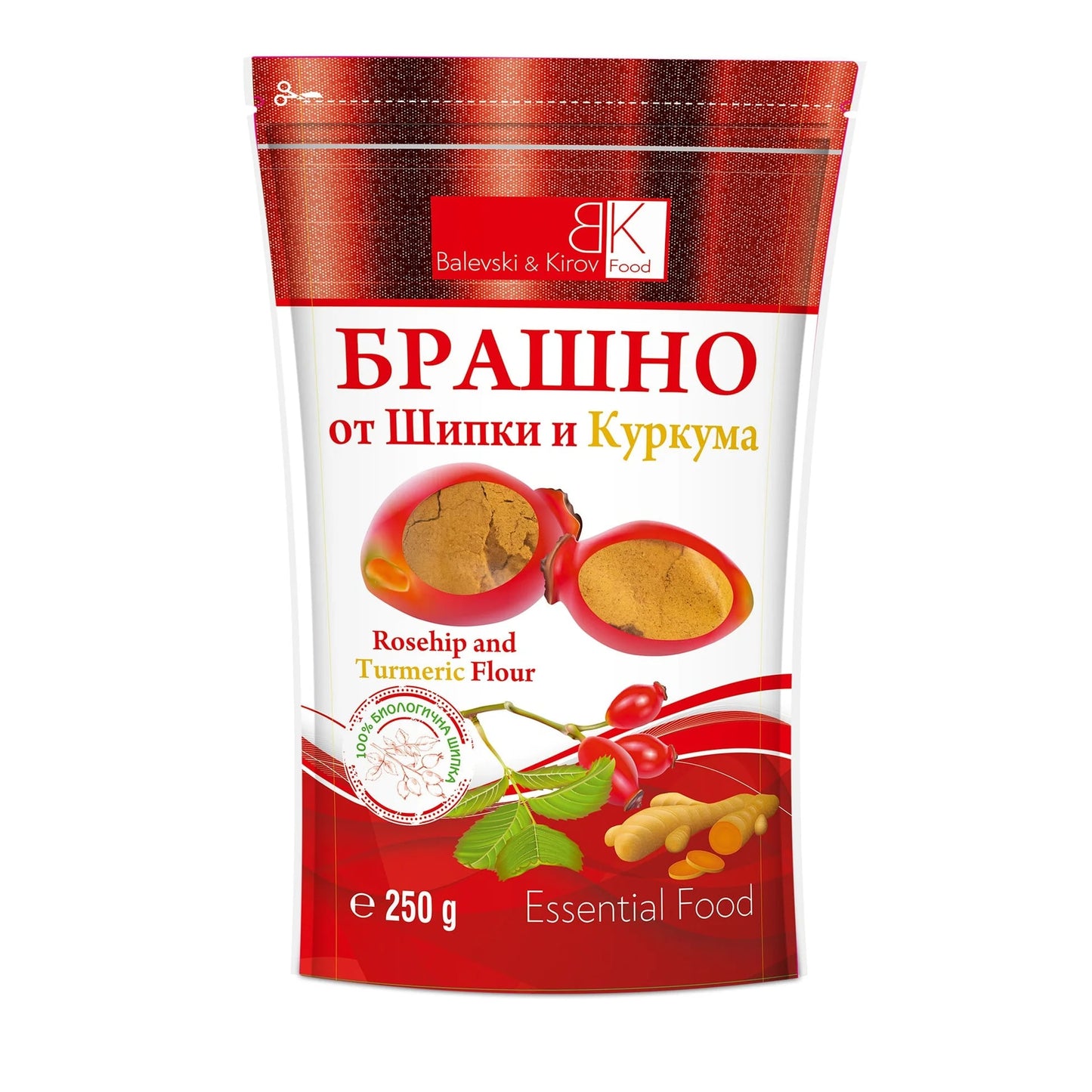 Брашно от шипки с куркума - БИО