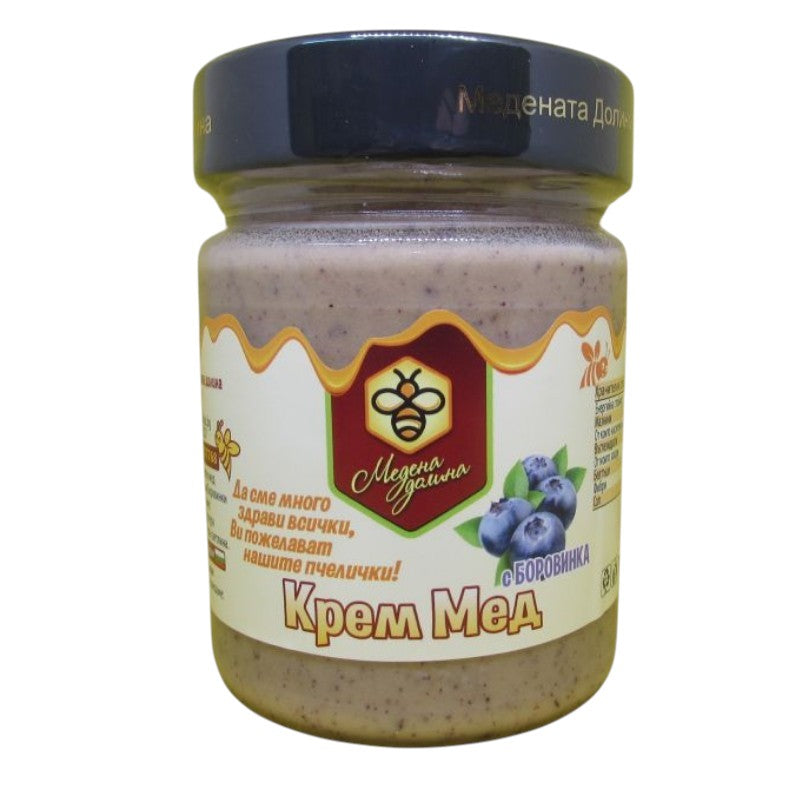 Крем мед с боровинка
