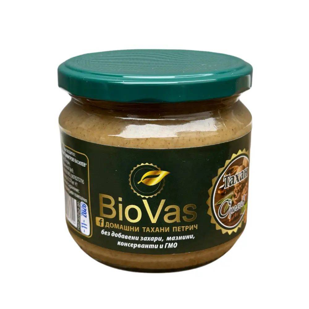 Орехов тахан BioVas 380 г от 100% орехови ядки