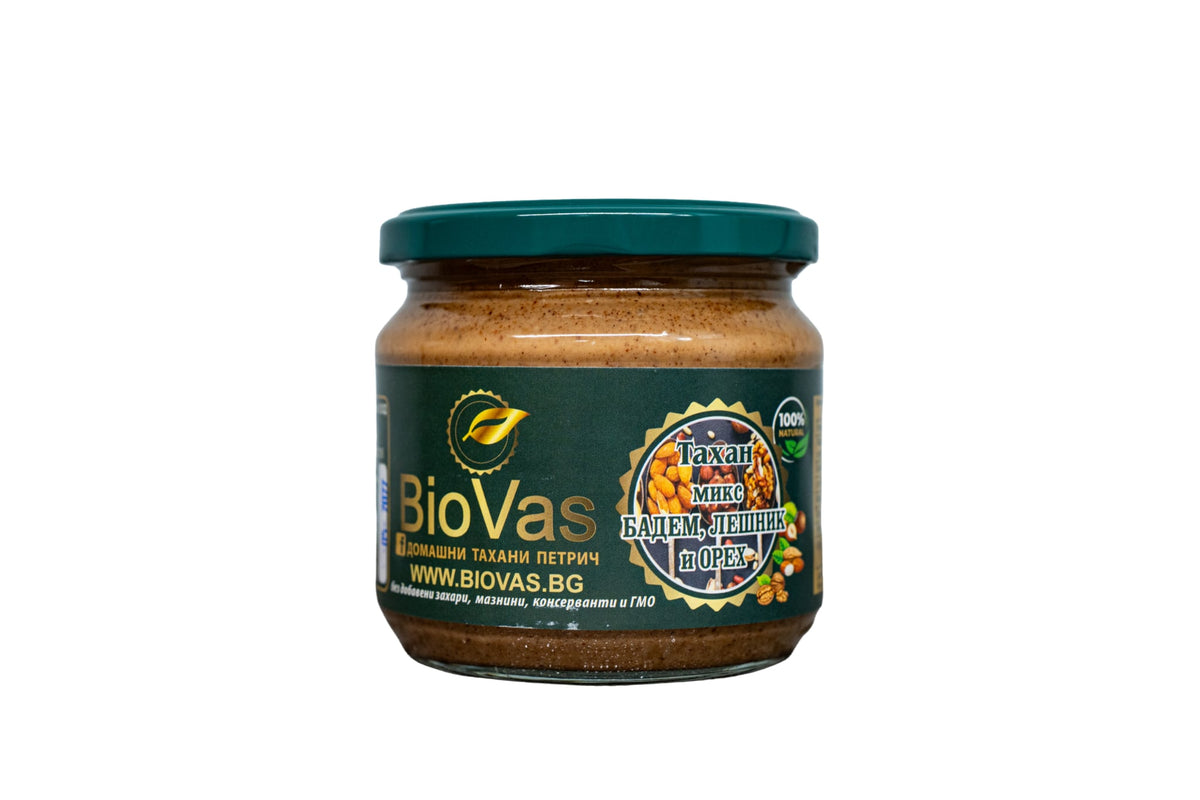 Тахан от бадем, лешник и орех BioVas