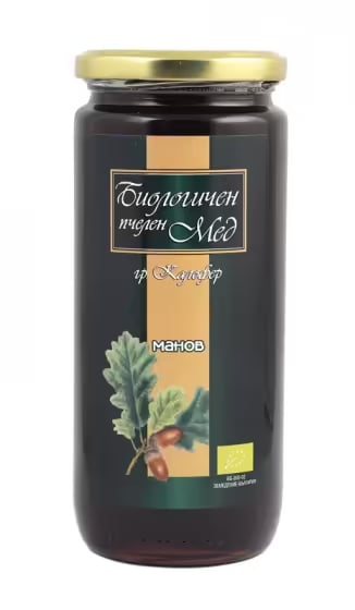 Био манов мед от дъбови гори