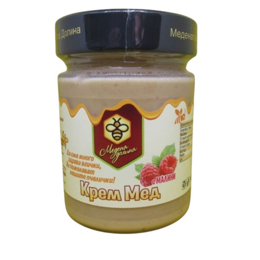 Крем мед с малина