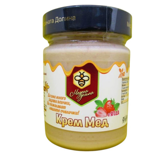 Крем мед с ягода