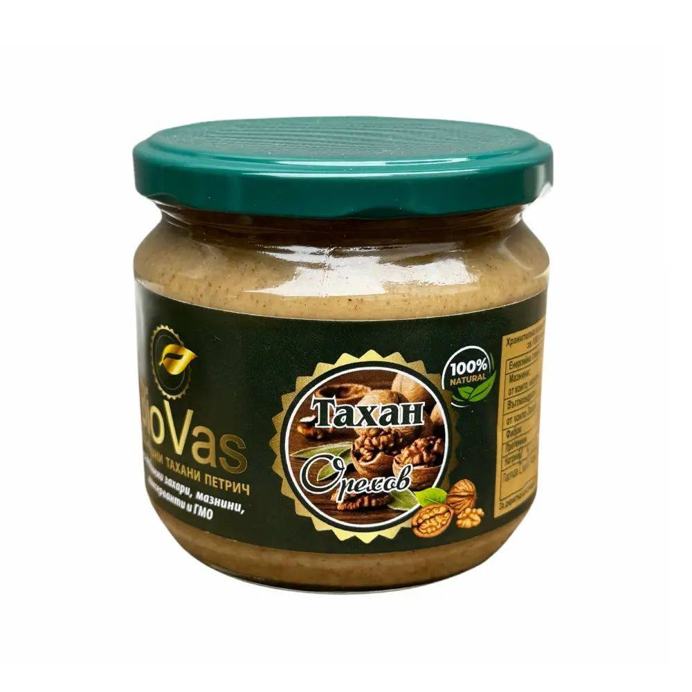 Орехов тахан BioVas 380 г от 100% орехови ядки