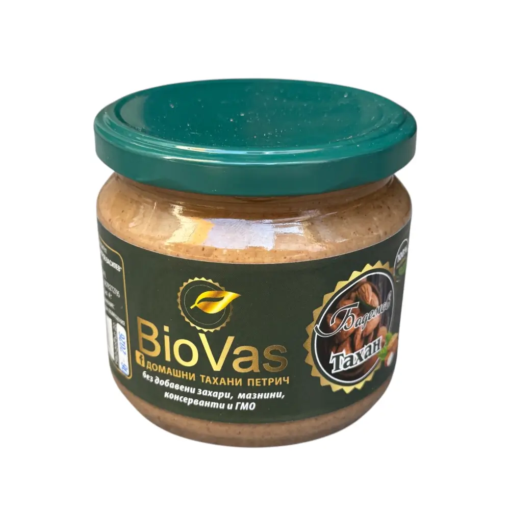 Бадемов тахан BioVas 380 г от 100% бадеми